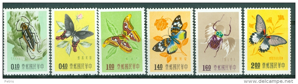 Taiwan 1958 Insects, Butterflies MNH** - Lot. 3005 - Ongebruikt