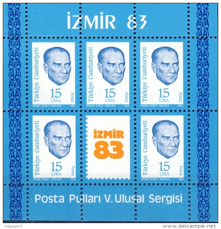 ##Turkey 1983. Bloc. IZMIR'83. MNH(**). - Unused Stamps