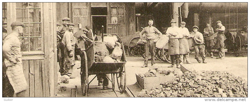 Belgique La Metallurgie Pesée Des Charges Aux Haurs Fourneaux (wagons) - Industrial