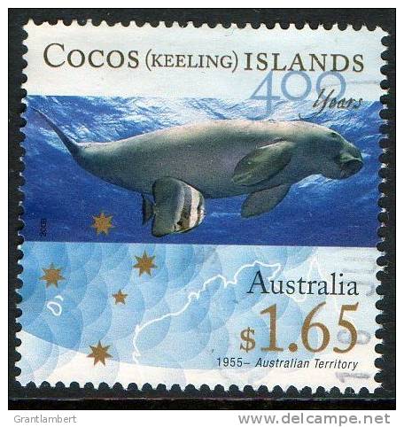 Cocos Islands 2009 400 Years - Sealife $1.65 Used - Cocoseilanden