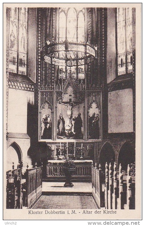 AK Kloster Dobbertin I. M. - Altar Der Kirche - Ca. 1935/40 (8592) - Ludwigslust