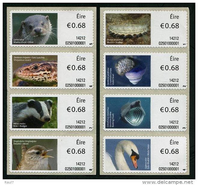 Irlande - 2014 - Faune Irlandaise - 8 Val Neuf // Mnh - Neufs