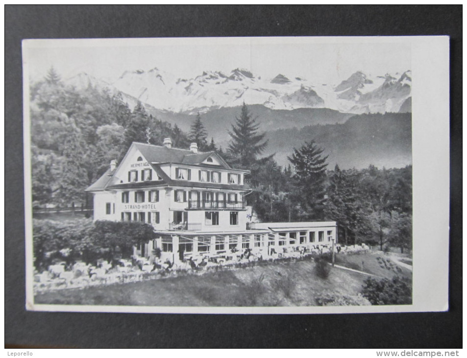 AK SEEBURG LUZERN Am See Hotel Hermitage  ///  D*13748 - Lucerna