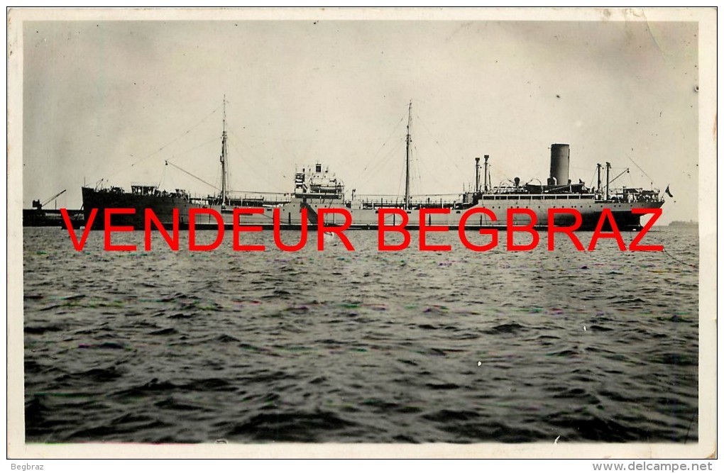 CARTE PHOTO PETROLIER ELORN  RAVITAILLEUR - Pétroliers