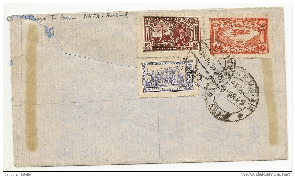 Lettre Recommandée De Kaboul Du 18 Mai 19149 Pour Sumene Gard , ........ - Afghanistan