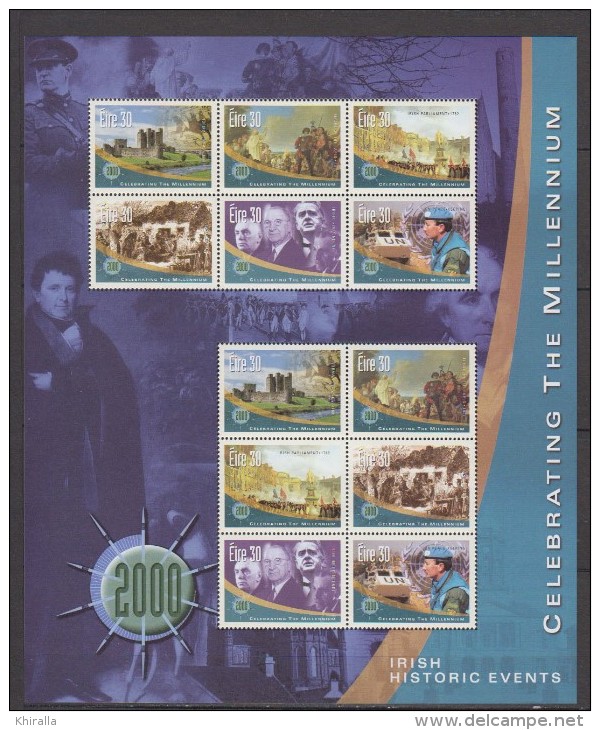 IRLANDE     2000       Feuille        N° 1210 / 1215          COTE   27 € 00 - Nuovi