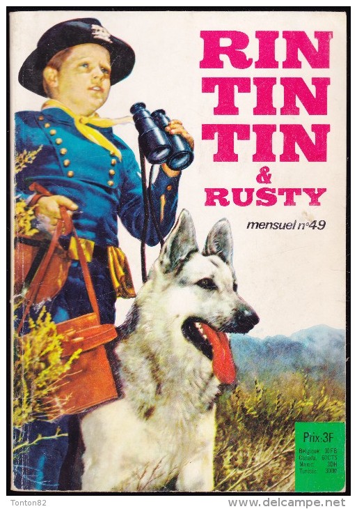 Rin Tin Tin Et Rusty - N° 49- Sagedition - (  Février 1974 ) . - Rintintin