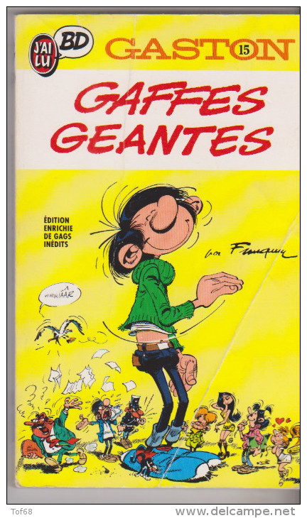 BD Gaston Lagaffe J'ai Lu BD N°15 Gaffes Géantes - Gaston