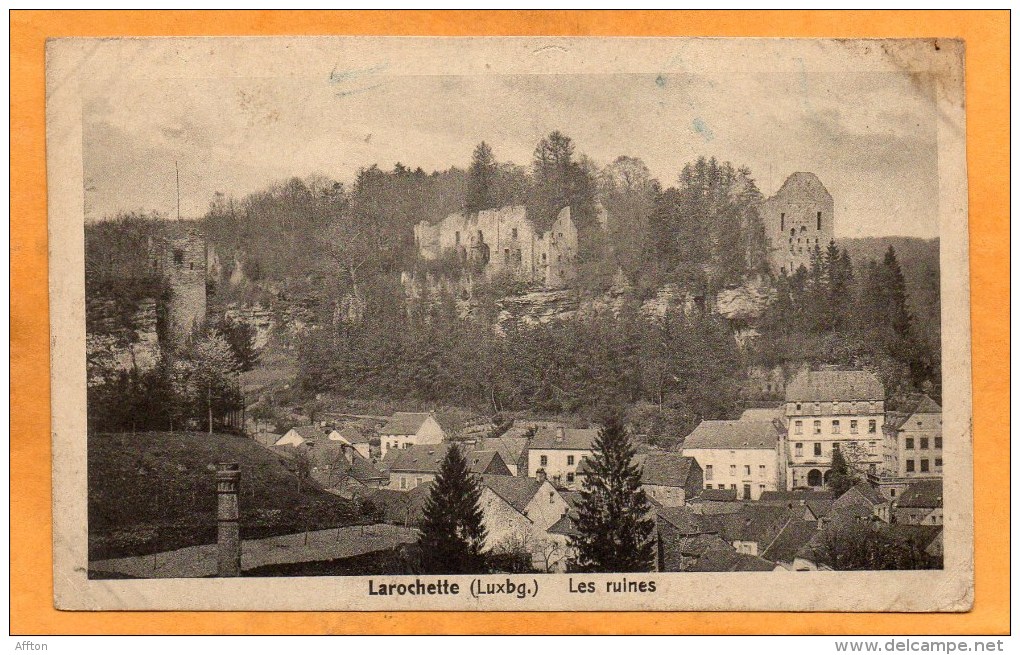 Larochette Fels 1910 Luxembourg Postcard - Larochette