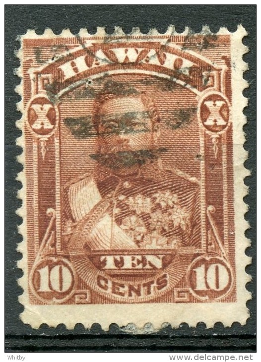 1884 Hawaii 10 Cent King Kalakaua Issue #44 - Hawaii