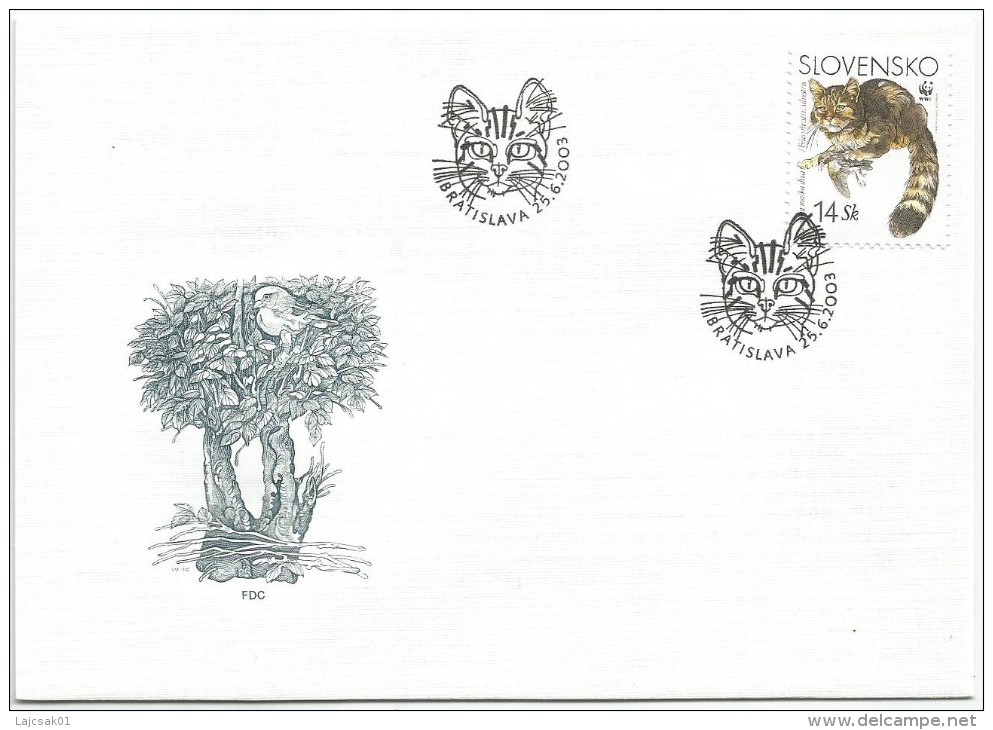 Slovakia 2003. FDC Cat WWF 14 Sk - FDC