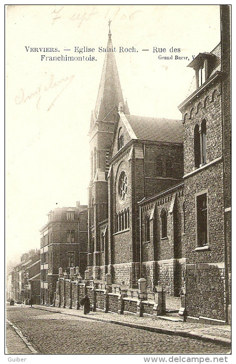 Verviers Eglise Saint Roch Rue Des Franchimontois 1906 - Verviers