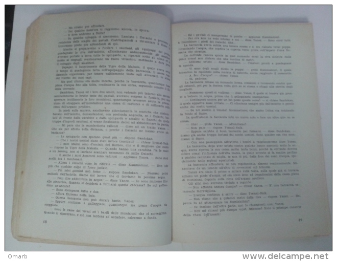 Lib393 Sandokan Alla Riscossa, Emilio Salgari, Edizione Carroccio, Collana Nord Ovest - Famous Authors