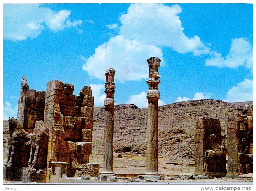 AK IRAN SHIRAZ PERSEPOLIS   ALTE POSTKARTEN 1971 - Iran