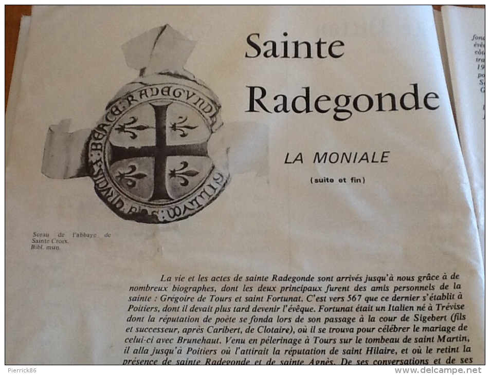 1977 LE PICTON N° 5 / SAINTE RADEGONDE / GRAND´GOULE / FORT USSEAU / CHÂTEAU DE CHAUVIGNY / LA SAUCE AUX LUMAS - Poitou-Charentes
