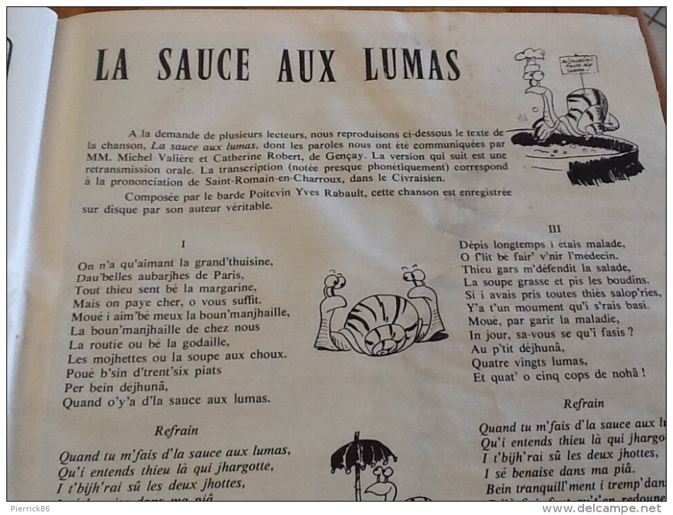 1977 LE PICTON N° 5 / SAINTE RADEGONDE / GRAND´GOULE / FORT USSEAU / CHÂTEAU DE CHAUVIGNY / LA SAUCE AUX LUMAS