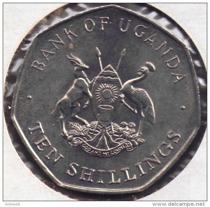 UGANDA 10 SHILLINGS 1987 - Ouganda