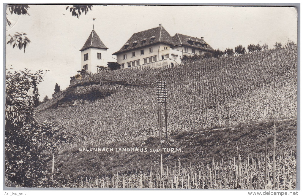 ZH ERLENBACH 1927-10-08 Erlenbach Landhuas Zum Turm - Erlenbach