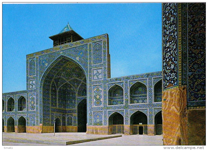 AK IRAN  ISFAHAN SHAH MOSQUE  ALTE POSTKARTEN - Iran