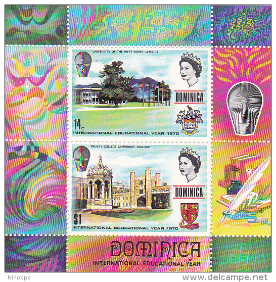 Dominica 1971 International Education Year Souvenir Sheet MNH - Dominique (...-1978)