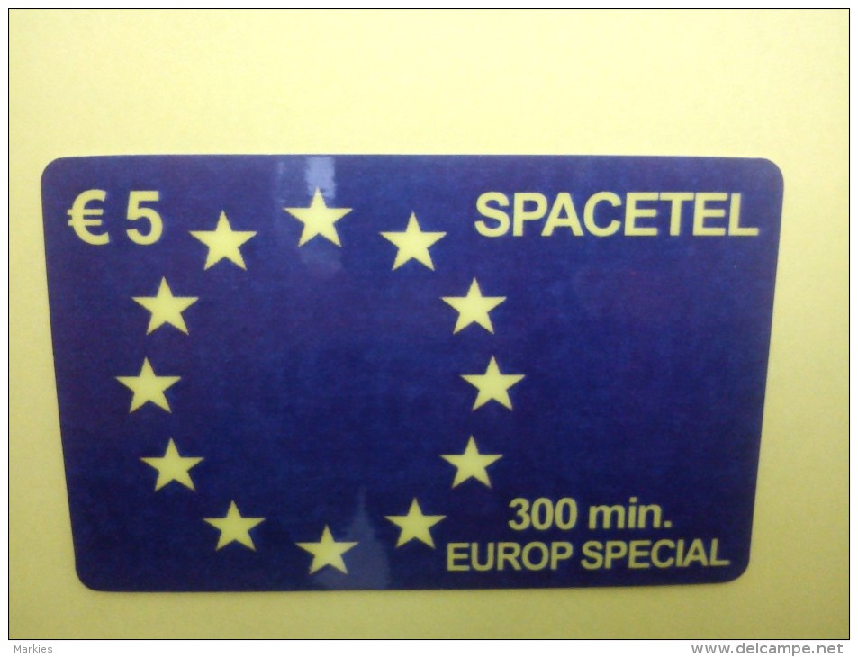 Prepidcard Belgium Europe Spacetel Used Rare - Cartes GSM, Recharges & Prépayées