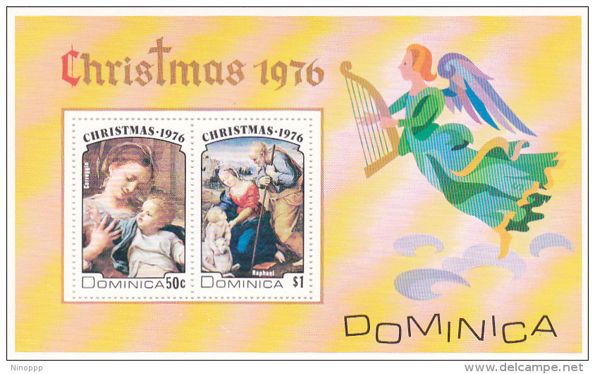 Dominica 1976 Christmas Souvenir Sheet MNH - Dominique (...-1978)