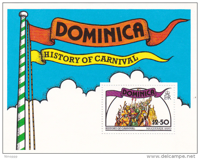 Dominica 1978 History Of Carnival Souvenir Sheet MNH - Dominica (...-1978)