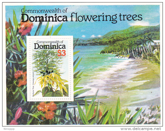 Dominica 1979 Flowering Trees Souvenir Sheet MNH - Dominique (1978-...)