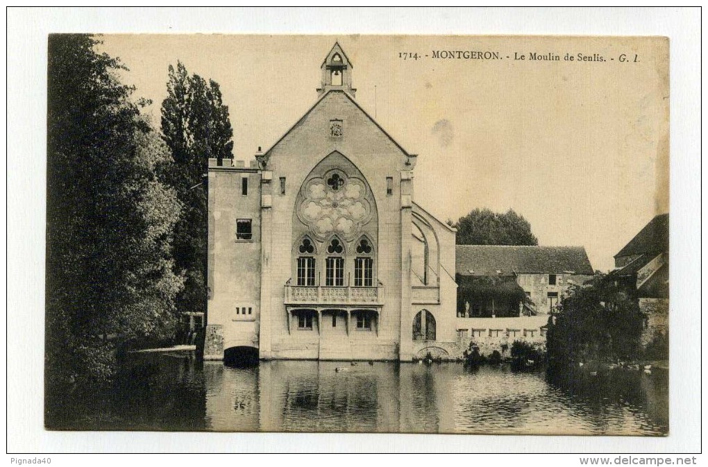 CP , 91 , MONTGERON , Le Moulin De Senlis - Montgeron