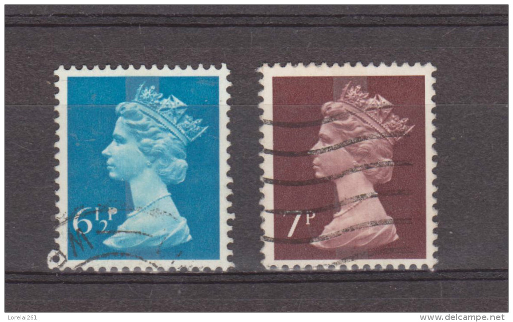 1975 - Serie Courante / ELIZABETH II    Yv No 733/734  Serie Complete - Machin-Ausgaben