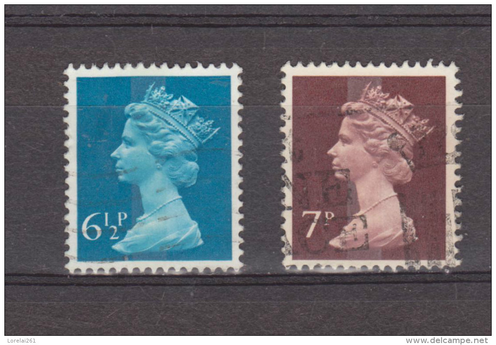 1975 - Serie Courante / ELIZABETH II    Yv No 733/734  Serie Complete - Machin-Ausgaben