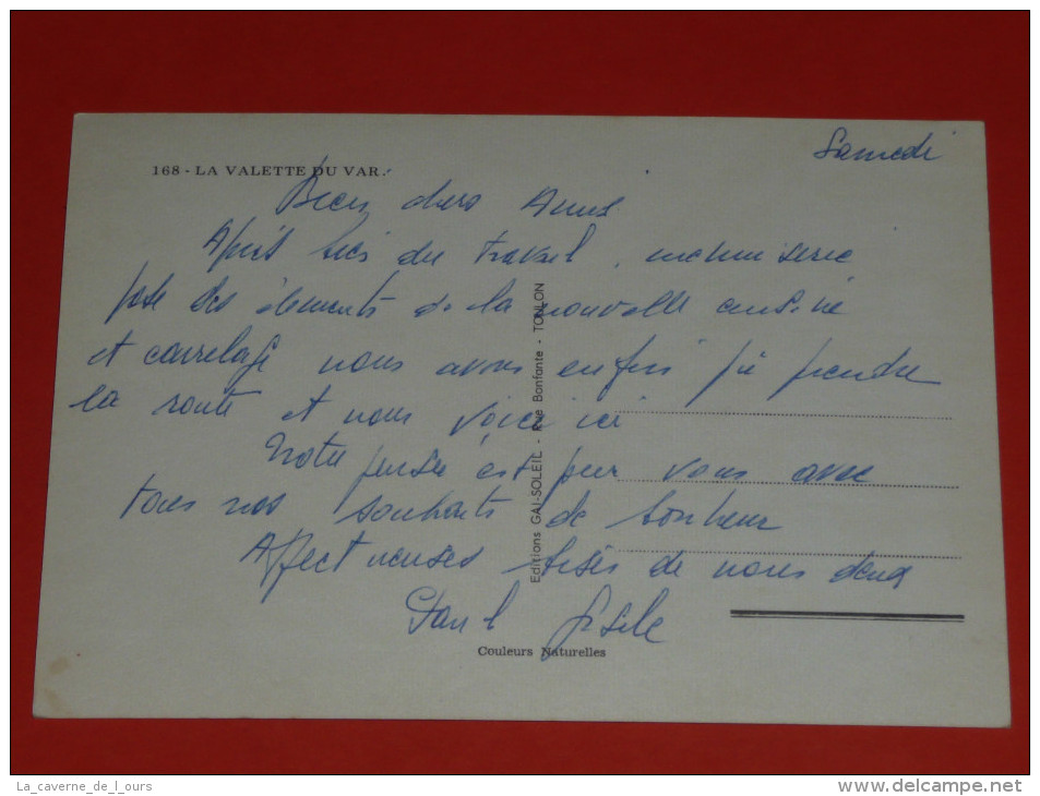 CPM, Carte Postale, Var 83, La Valette Du Var, Rue Voitures Vintage - La Valette Du Var