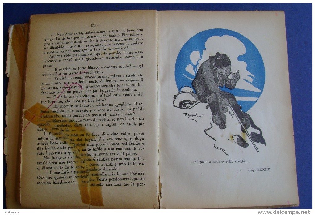 PGA/9 Collodi PINOCCHIO Bemporad Ed.1936/Illustratore Attilio Mussino - Anciens