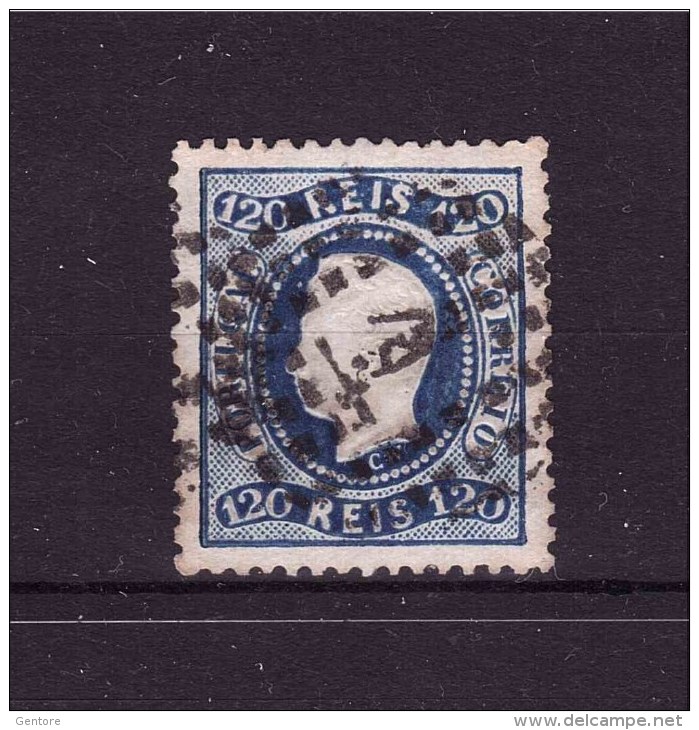 PORTUGAL 1867   D. LUIZ I 120 Reis Michel  Cat. N° 42B Very Fine Used - Used Stamps
