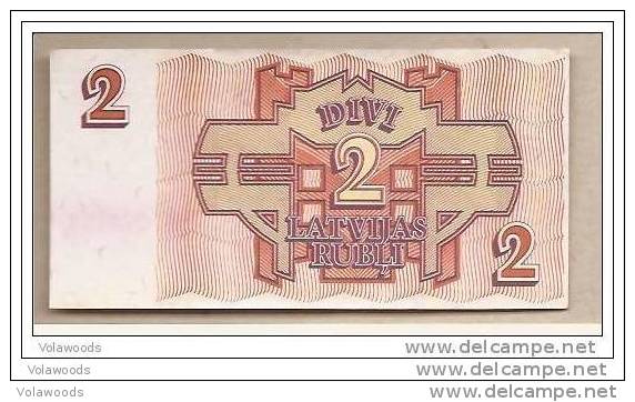 Lettonia - Banconota Non Circolata FdS Da 2 Rubli P-36 - 1992 #19 - Latvia