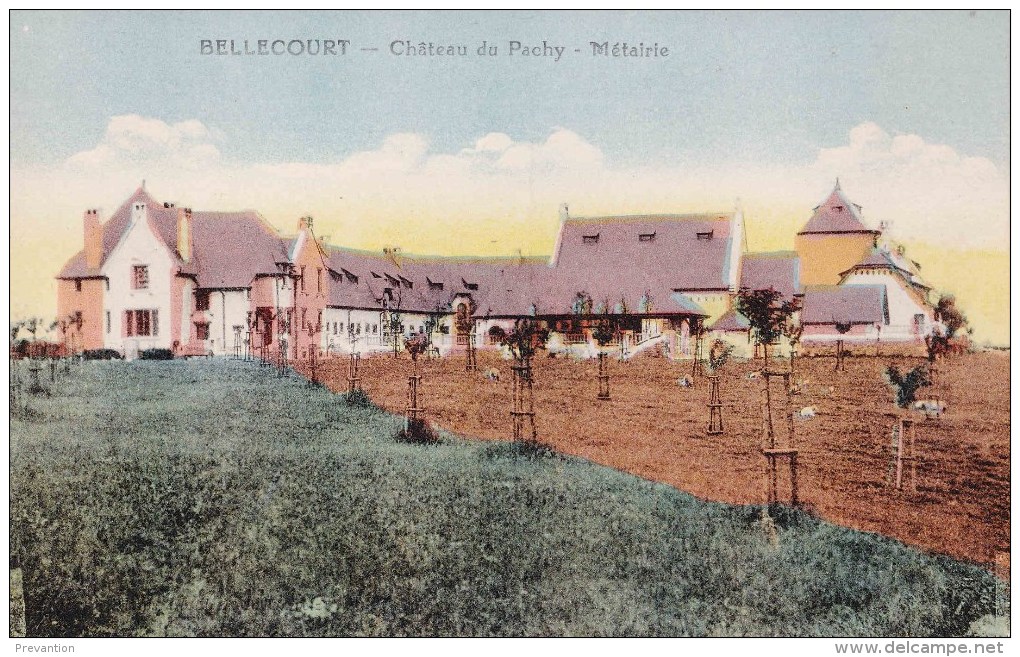 BELLECOURT - Château Du Pachy - Métairie - Carte Colorée - Manage