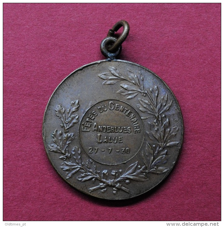 BELGIUM - ANDERLUES - LALUE - FETES DU CENTENAIRE - 1930 MEDAL - Monarchia / Nobiltà