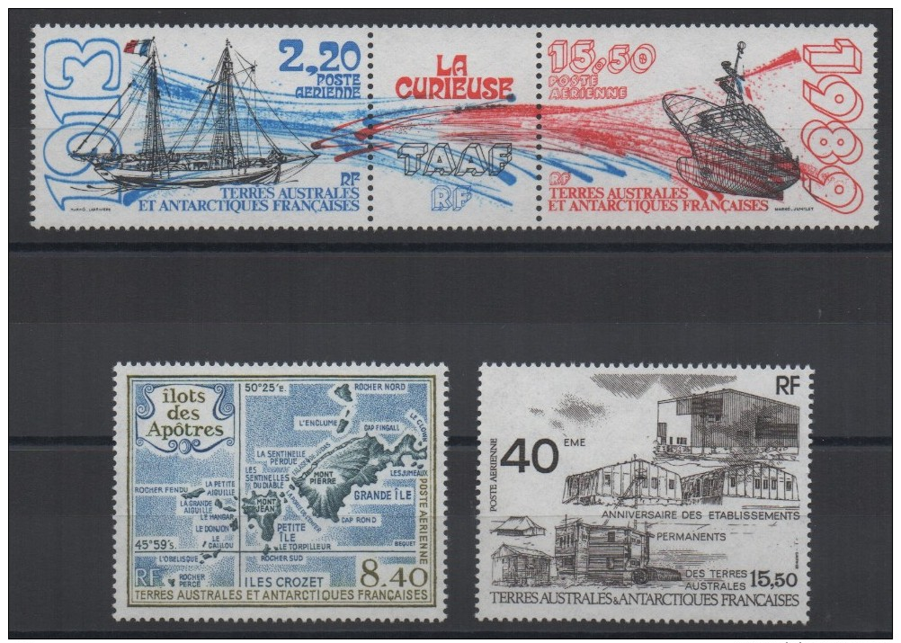 TAAF - YT PA N° 103 à 106A - Neuf ** - MNH - Cote: 19,30 € - Airmail