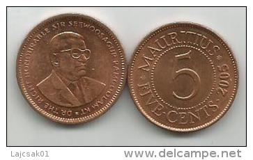 Mauritius 5 Cents 2005. - Mauritius