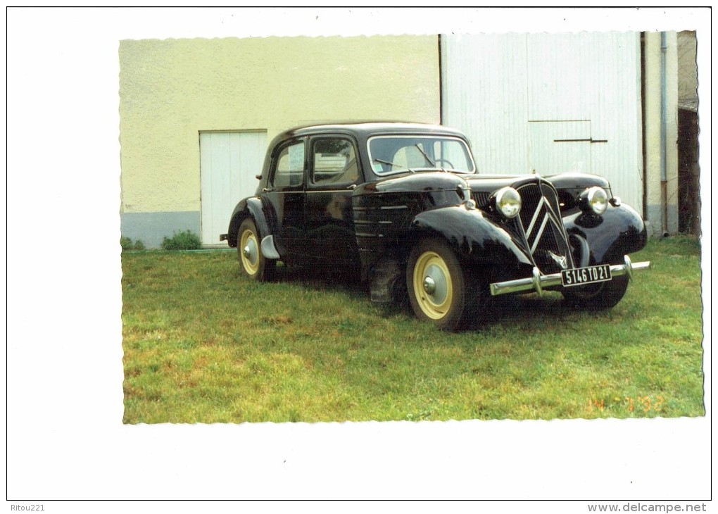 VOITURE Citroen Traction Avant à Gazogène - 11 BL - GOHIN POULENC 1942 - Voitures De Tourisme