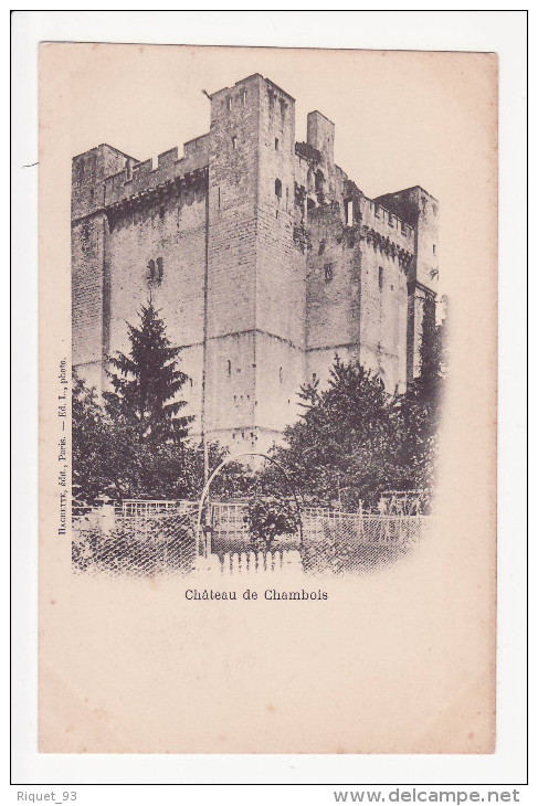 Château De Chambois - Autres & Non Classés