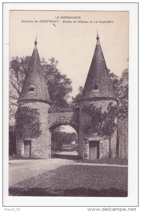 Environs De DOMFRONT  - Entrée Du Château De La Guyardière - Otros & Sin Clasificación