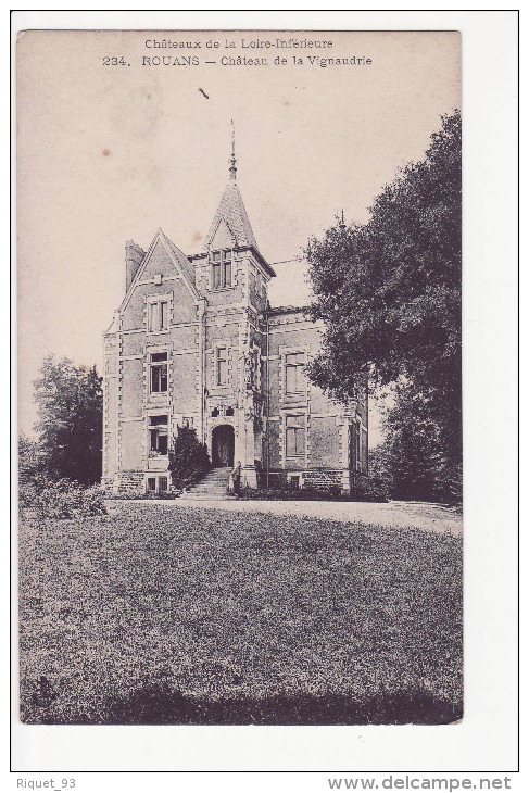 234 - ROUANS - Château De La Vignaudrie - Other & Unclassified