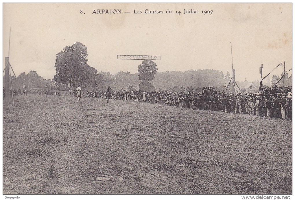 ARPAJON - Les Courses Du 14 Juillet 1907 - Arpajon