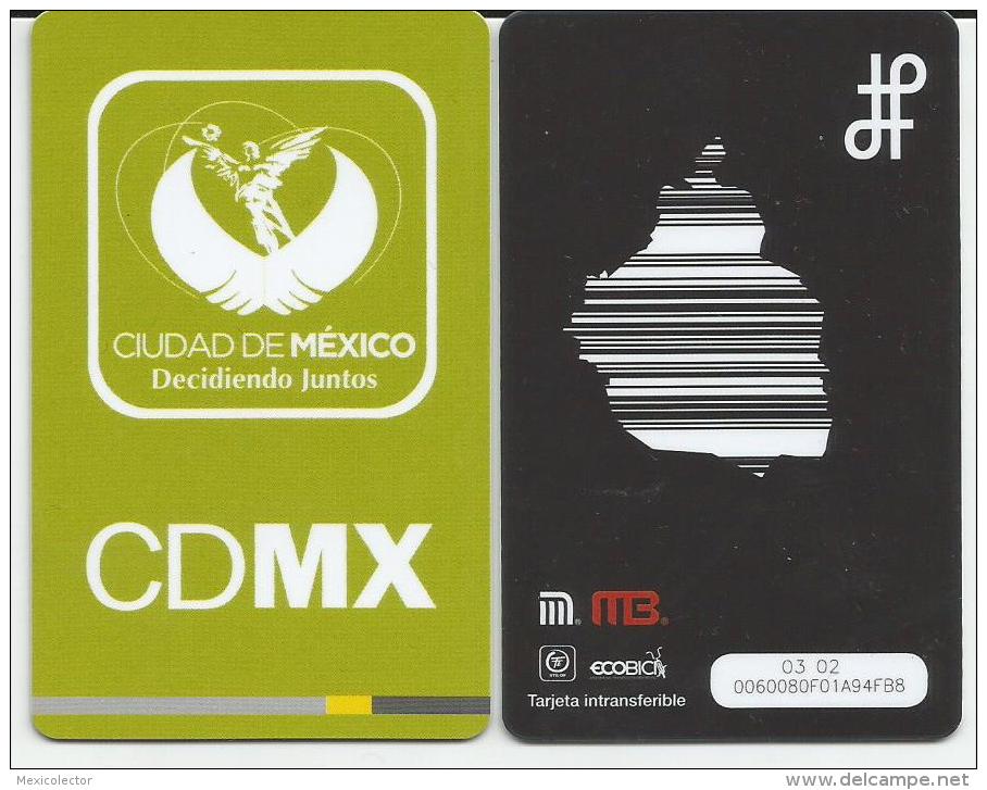 MEXICO - METRO - RECHARGEABLE CARD - CDMX - Welt