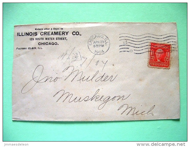 USA 1904 Cover Chicago To Muskegon - Washington - Other & Unclassified