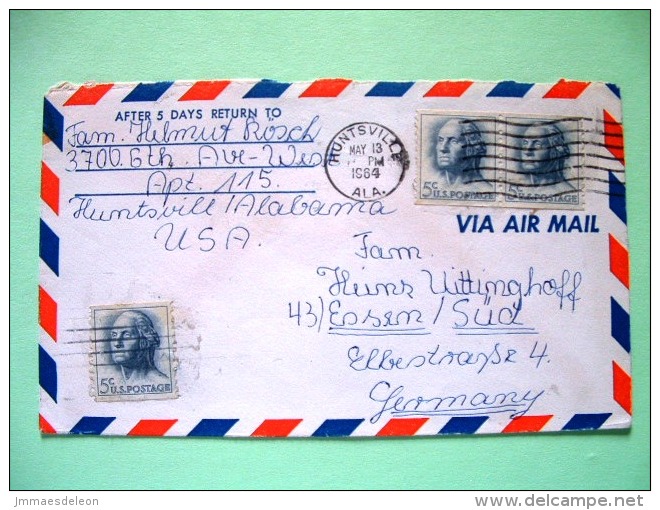 USA 1964 Cover To Germany - Washington (coil) - Other & Unclassified