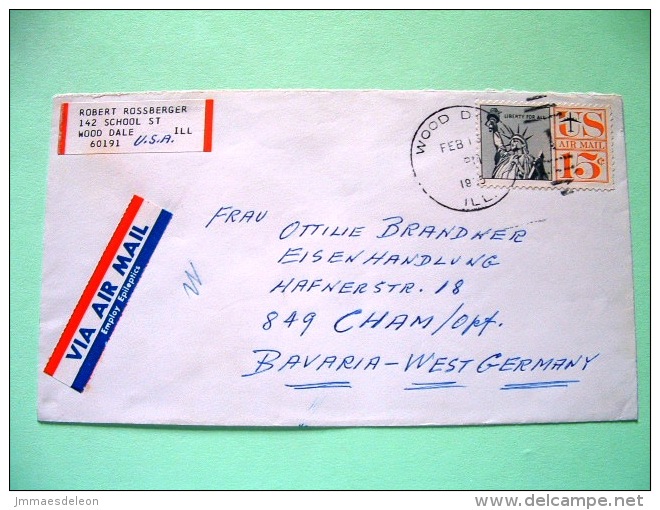 USA 1965 Cover To Germany - Statue Of Liberty - Other & Unclassified