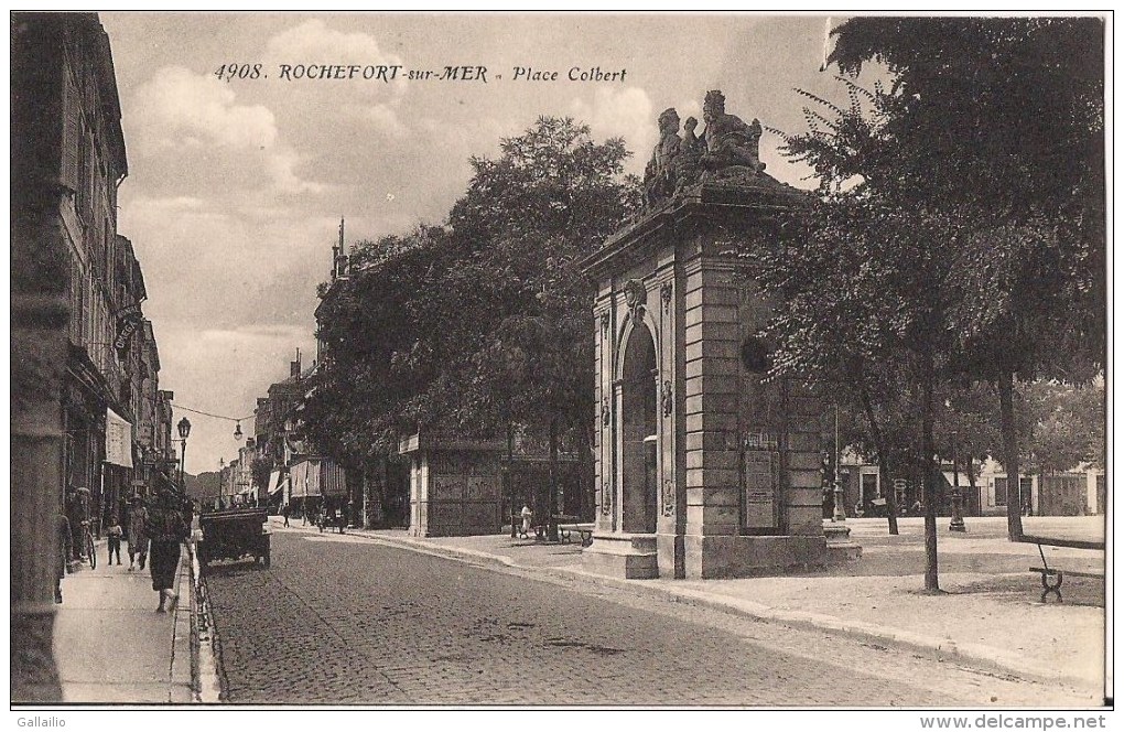 ROCHEFORT SUR MER PLACE COLBERT CPA NO 4908 - Rochefort