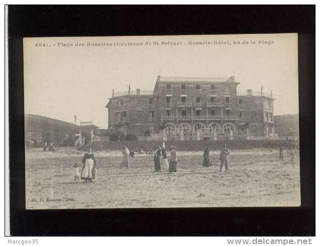 22 Plérin Plage Des Rosaires Rosaria Hotel  Vu De La Plage édit. Hamonic N°4641 Animée - Plérin / Saint-Laurent-de-la-Mer